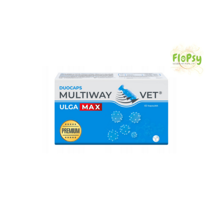 MULTIWAY VET® DUOCAPS ULGA MAX – kapsułki twist-off łagodzące stres i dyskomfort dla psa i kota 60 kapsułek